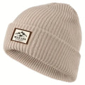 Fleece Ear Protection Beanie – Windproof Knit Winter Hat for Outdoor Sports, Fishing & Cycling