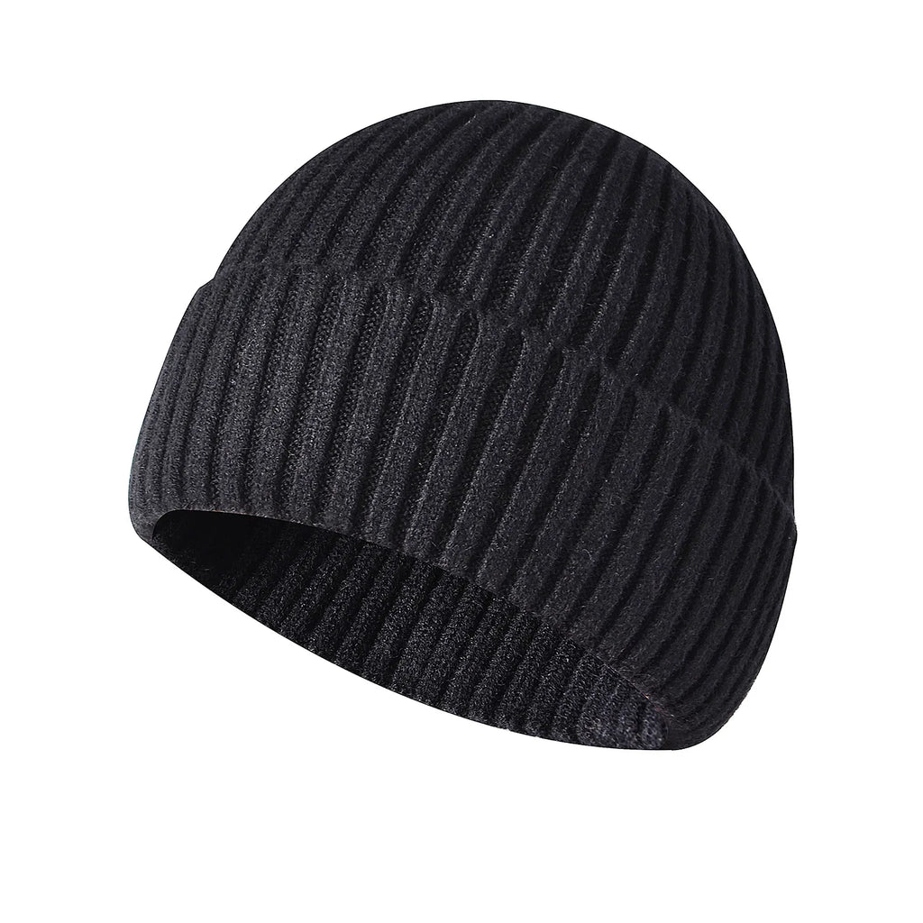 Thick Knit Winter Beanie – Chunky Yarn Cold-Weather Hat for Men & Women