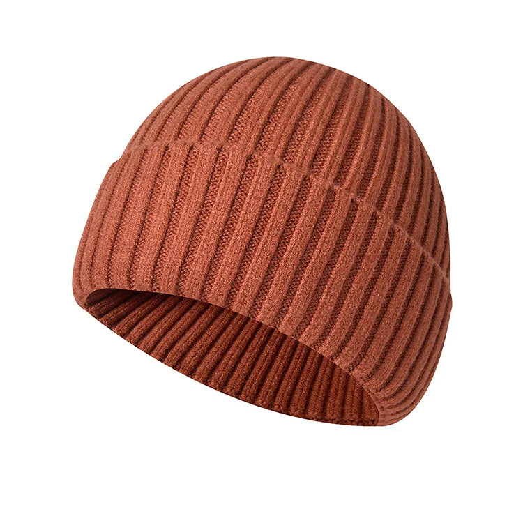 Thick Knit Winter Beanie – Chunky Yarn Cold-Weather Hat for Men & Women