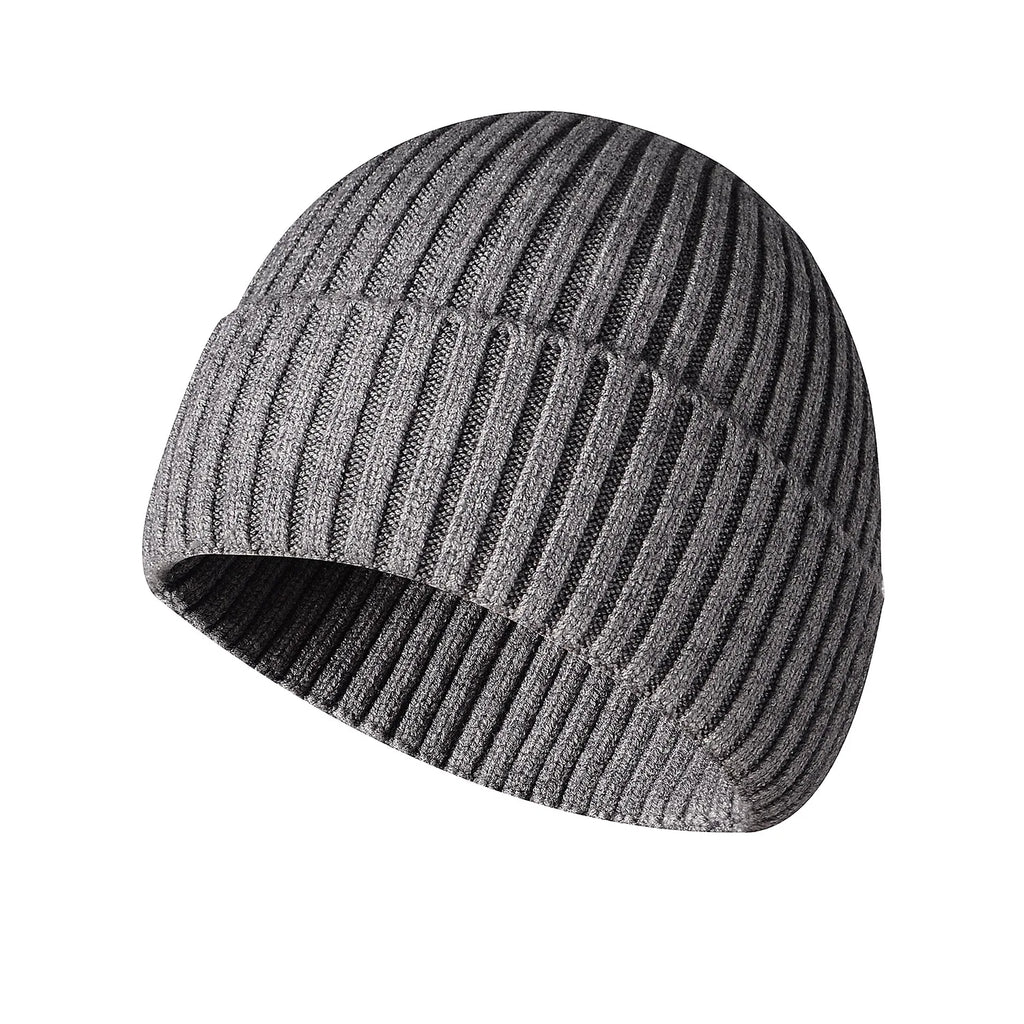 Thick Knit Winter Beanie – Chunky Yarn Cold-Weather Hat for Men & Women