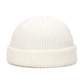 Wool Fisherman Beanie – Cotton Cuffed Knit Watch Cap for Men & Women