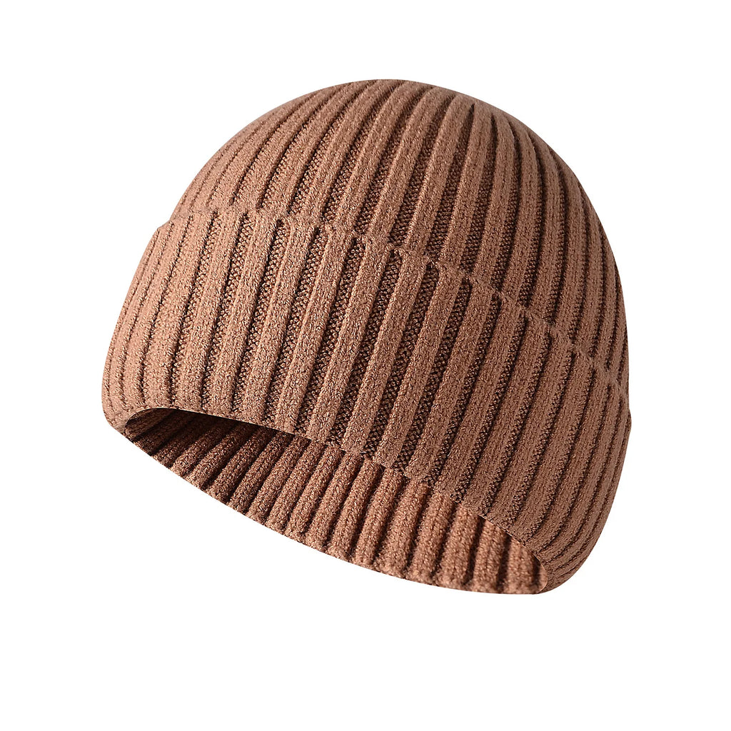 Yarn Knitted Warm Beanie – Multifunction Viscose Blend Hat for Men & Women