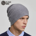Australian Wool Slouchy Beanie – Cashmere-Soft Luxury Knit Hat for Men & Women