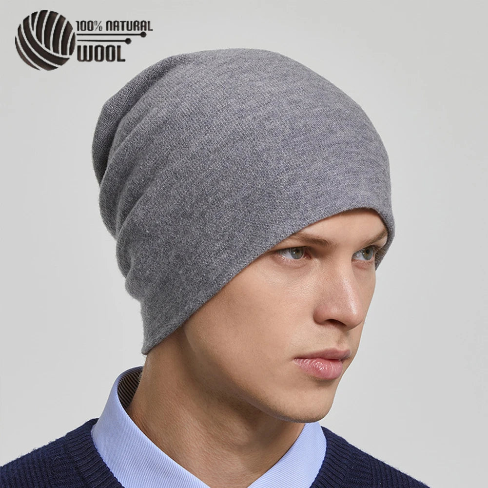 Australian Wool Slouchy Beanie