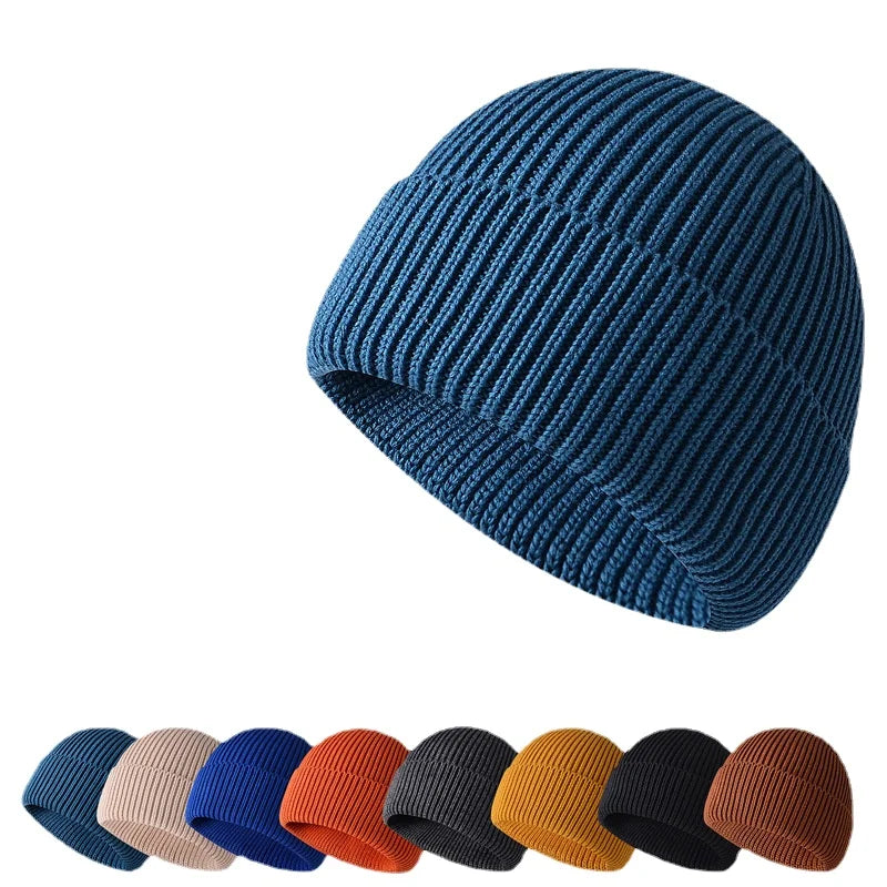 Acrylic Cotton Blend Knit Beanie