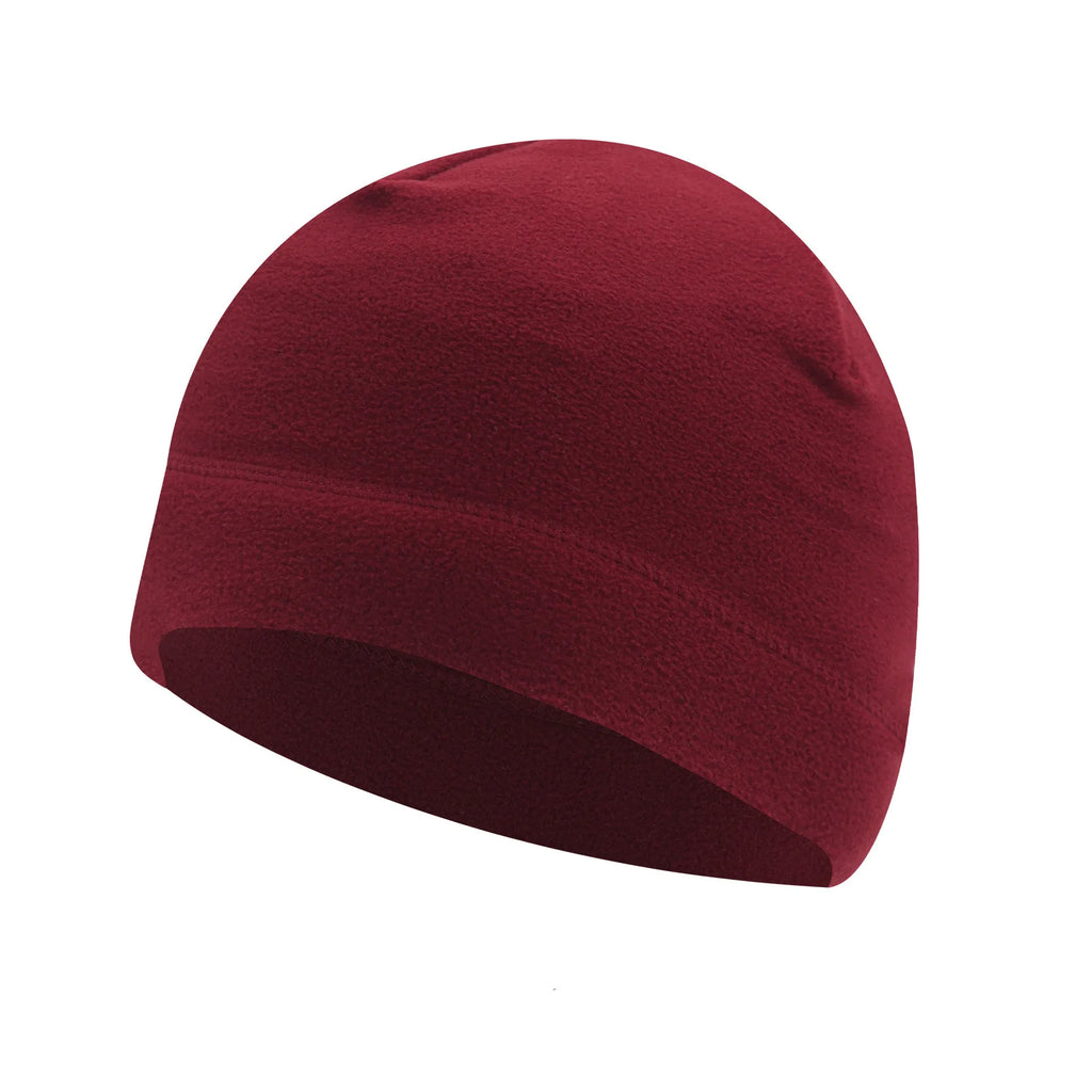 Windproof Polar Fleece Beanie – Cotton Polyester Warm Ski Cycling Hat for Men & Women