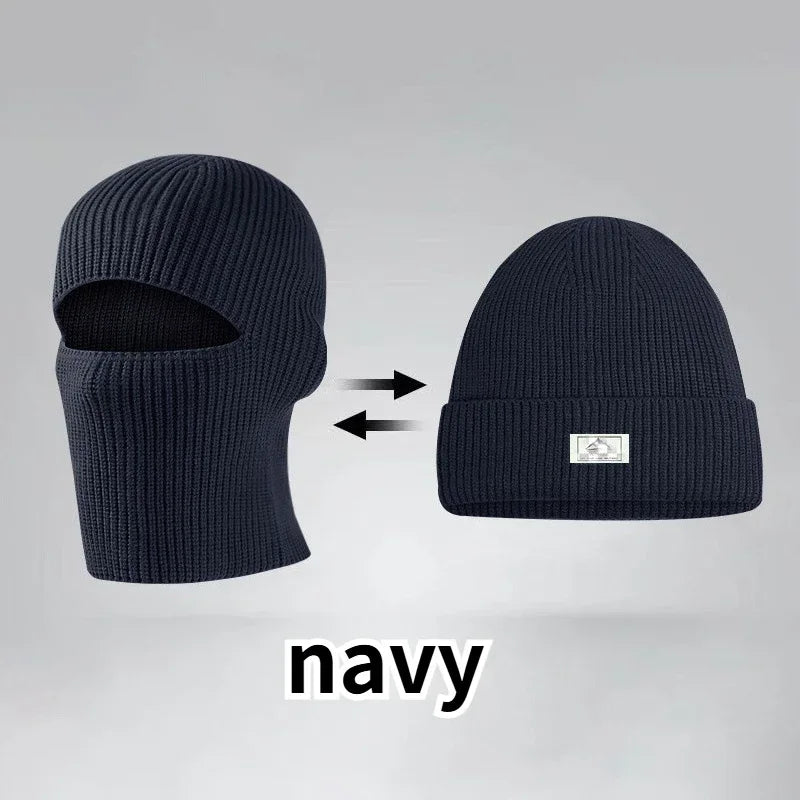 2-in-1 Balaclava Mask Beanie