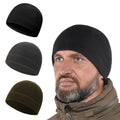 Windproof Fleece Ski Beanie – Polar Fleece Polyester Hat for Skiing & Cycling