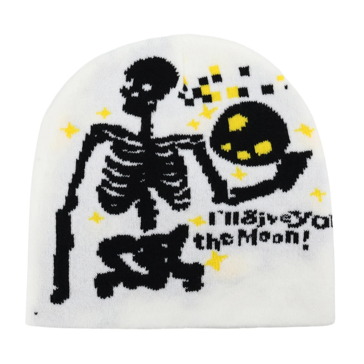 Y2K Letter Knit Beanie