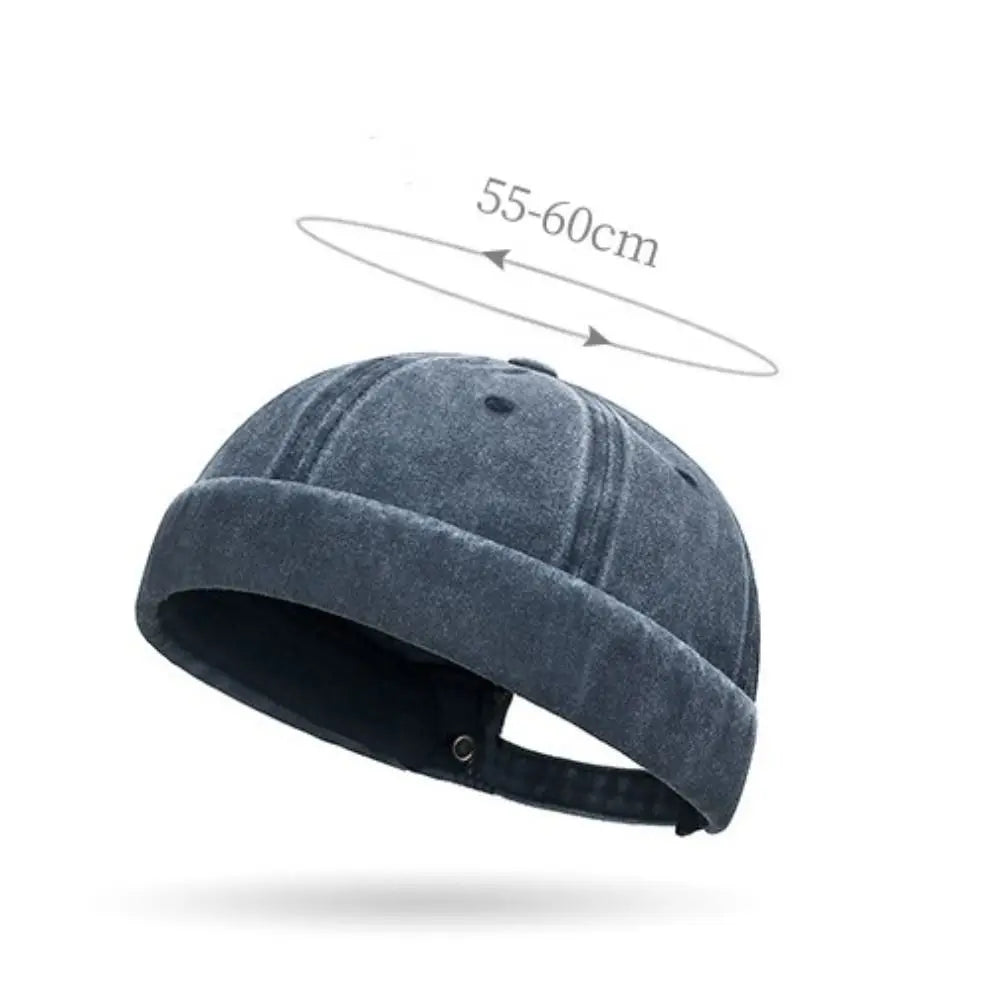Hip Hop Street Beanie – Cotton Brimless Skullcap for Men & Women