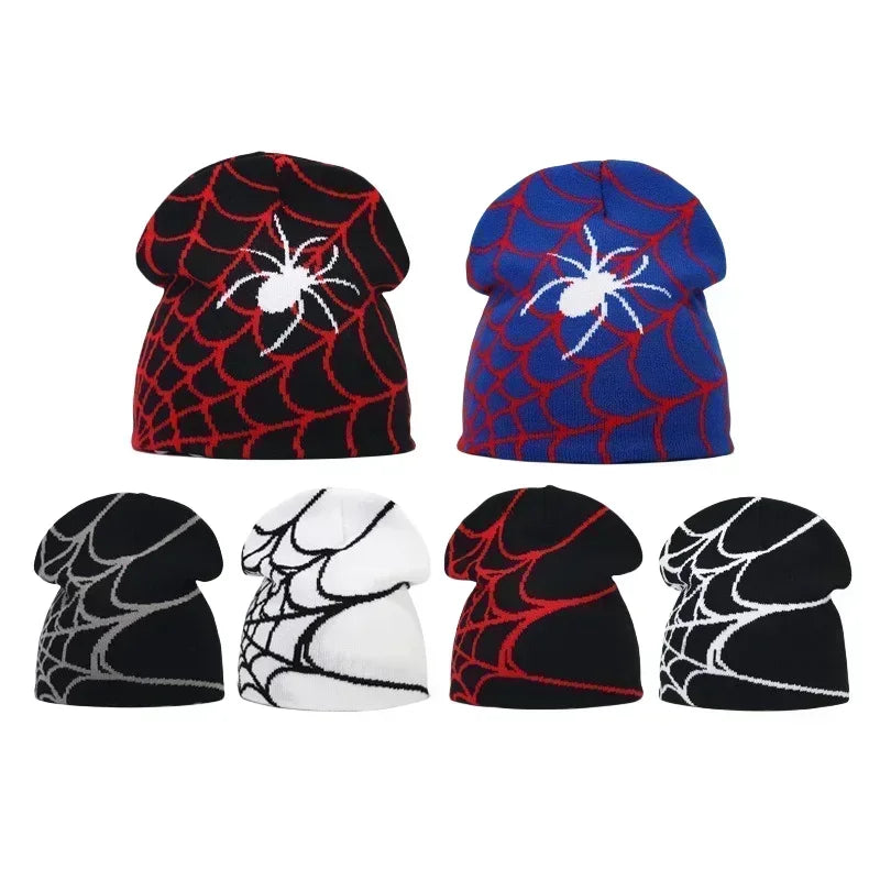 Y2K Letter Cargo Beanie – Polyester Knit Skull Cap for Men & Women