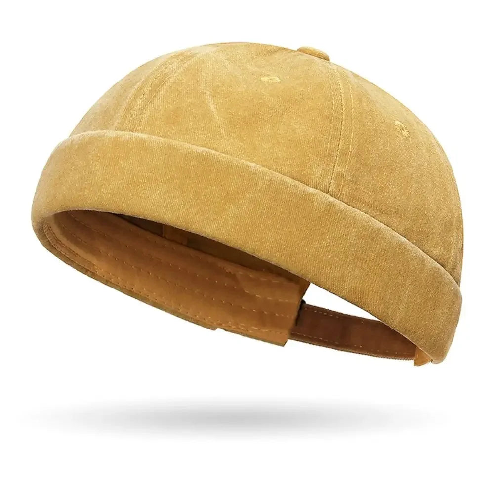 Hip Hop Street Beanie – Cotton Brimless Skullcap for Men & Women
