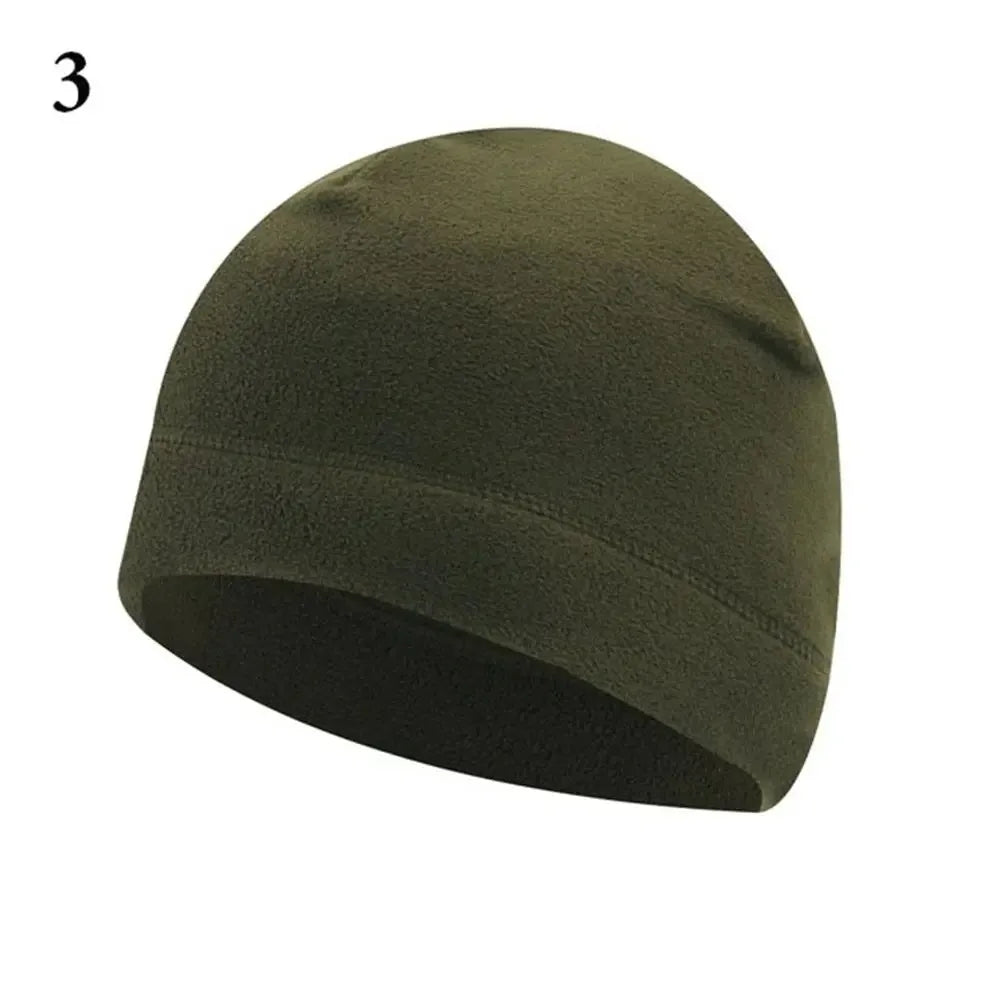 Fleece Ski Skull Cap – Windproof Cold-Proof Sports Hat for Cycling, Skiing & Running