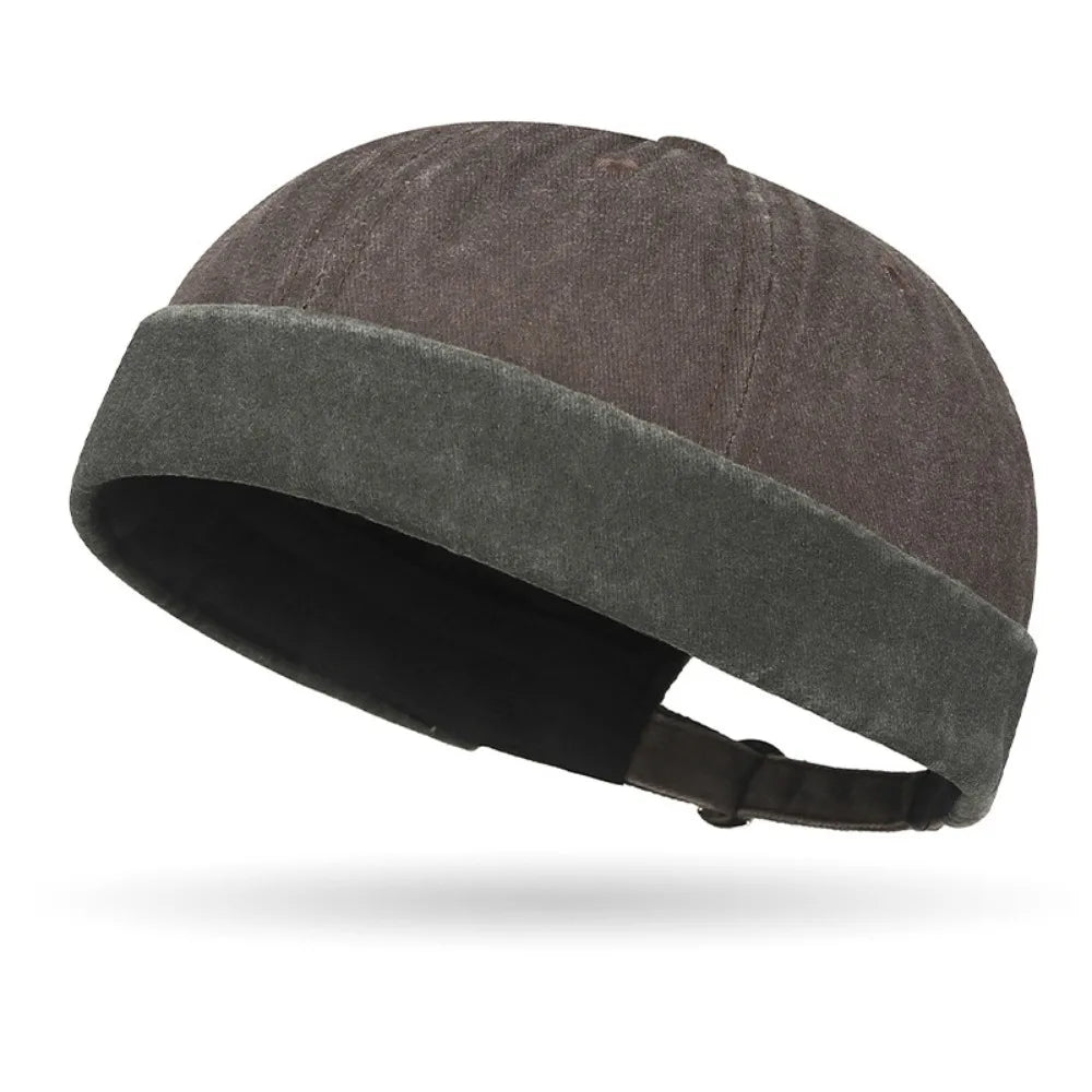 Hip Hop Street Beanie – Cotton Brimless Skullcap for Men & Women