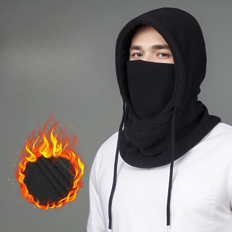 Fleece Thermal Balaclava – Windproof Plush Winter Face Mask for Men & Women