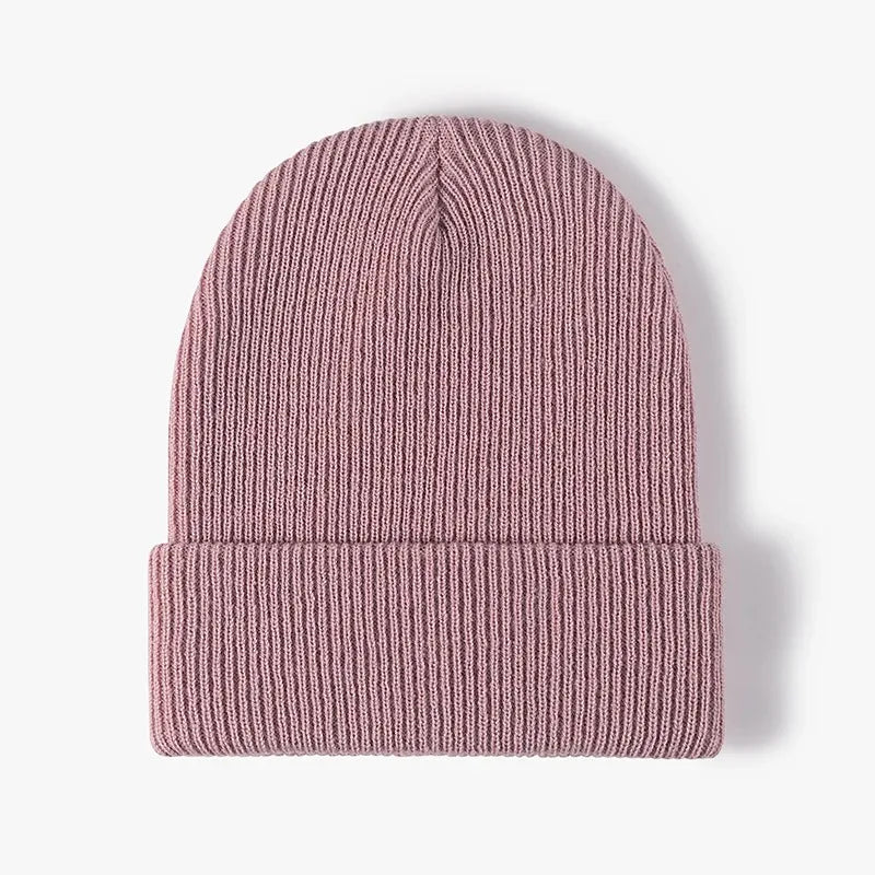 Solid Stretch Crochet Beanie