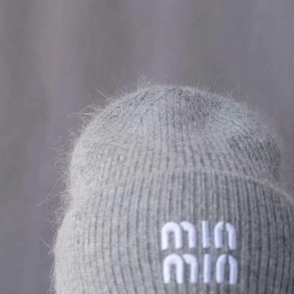 Real Rabbit Fur Beanie – Genuine Fur Luxury Winter Hat for Men & Women