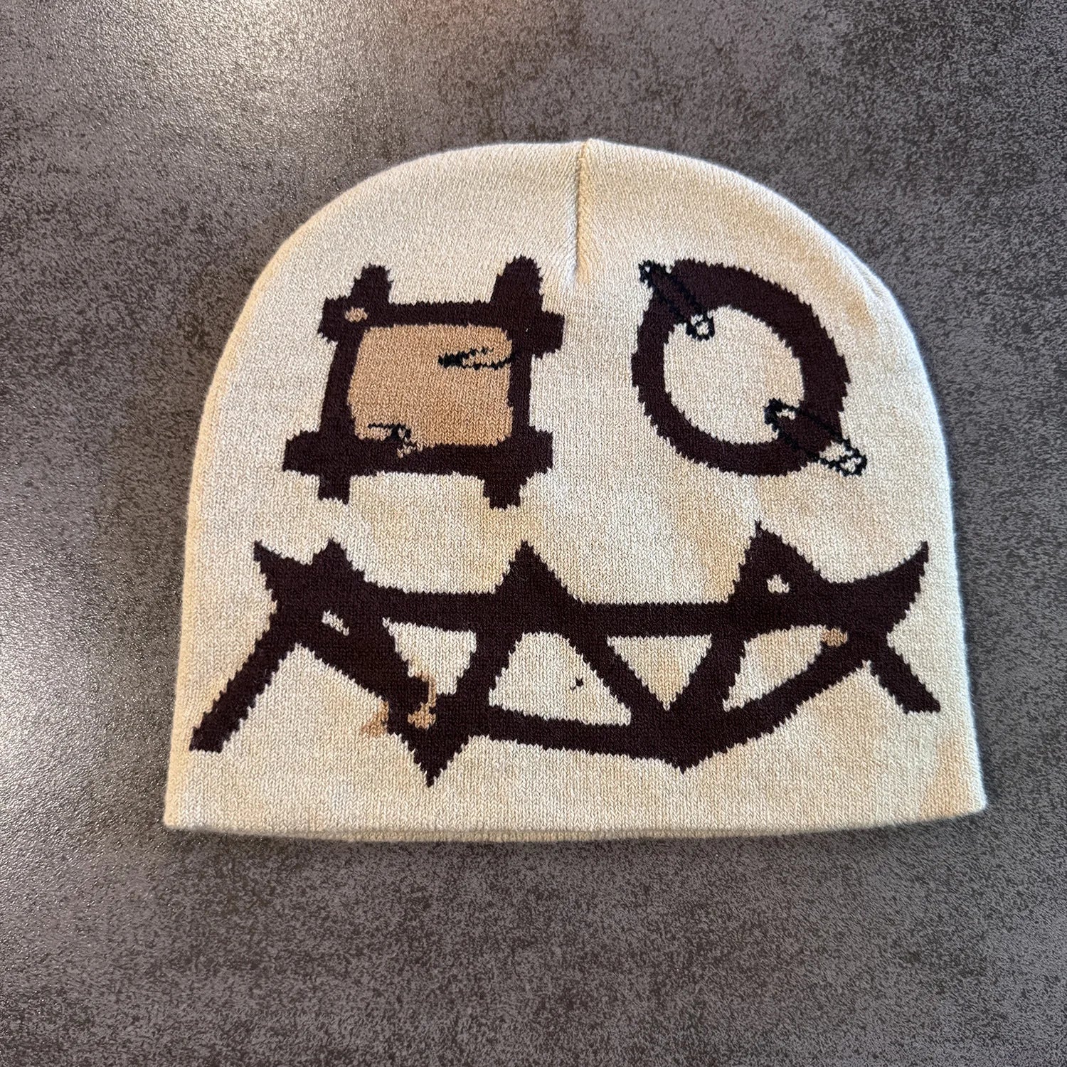 Y2K Letter Knit Beanie