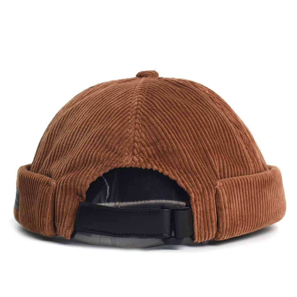 Retro Docker Beanie – Vintage Workwear Knit Hat for Men & Women