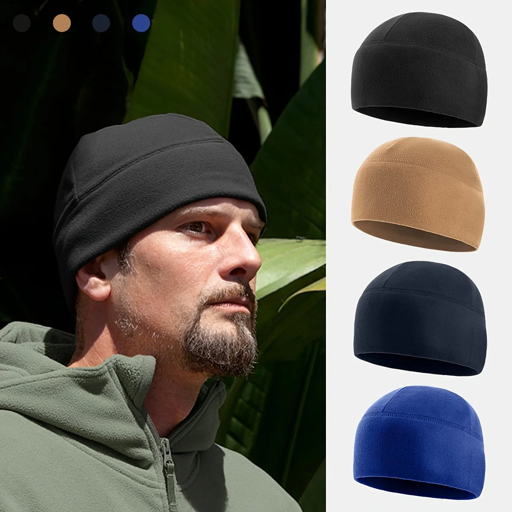 Outdoor Sports Beanie – Stretchy Performance Knit Winter Hat for Hiking, Skiing & Cycling