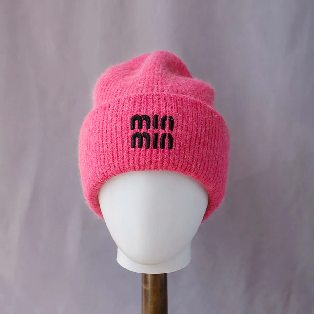 Real Rabbit Fur Beanie – Genuine Fur Luxury Winter Hat for Men & Women