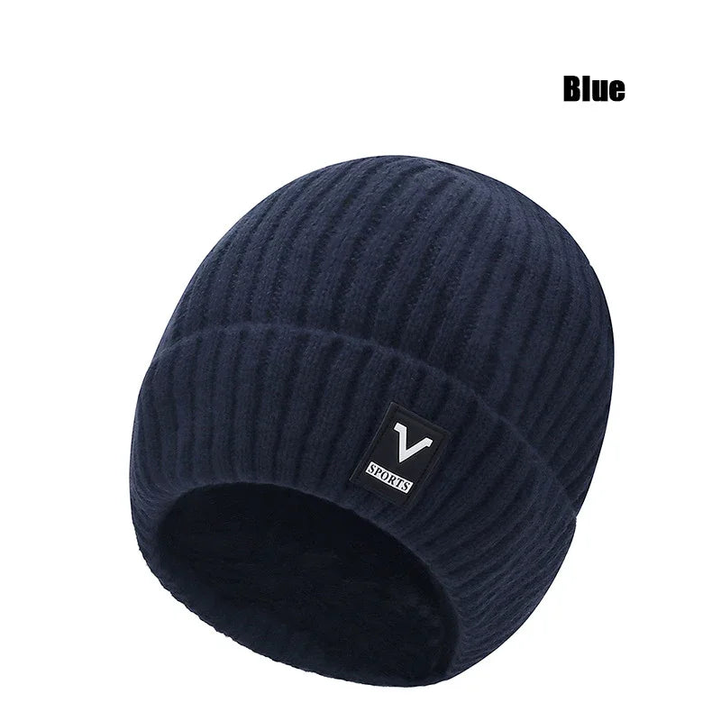 Slouchy Knit Skull Cap – Casual Acrylic Beanie for Men & Women