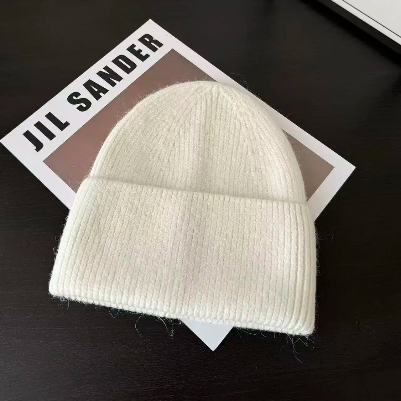 Angora Rabbit Fur Beanie