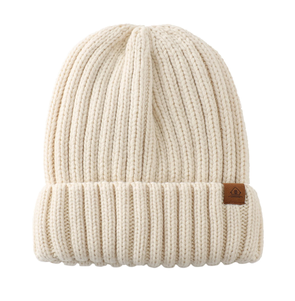 Connectyle Winter Beanie – Wool Blend Velvet-Lined Hat for Men & Women