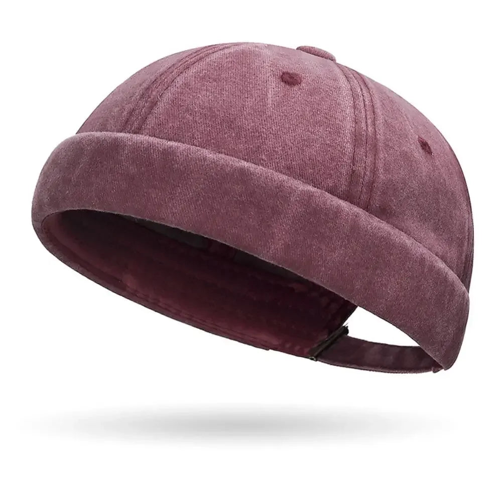 Hip Hop Street Beanie – Cotton Brimless Skullcap for Men & Women