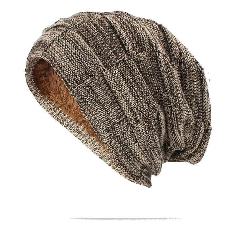 Wool Bobble Beanie – Polyester Solid Knit Pom Pom Hat for Men & Women