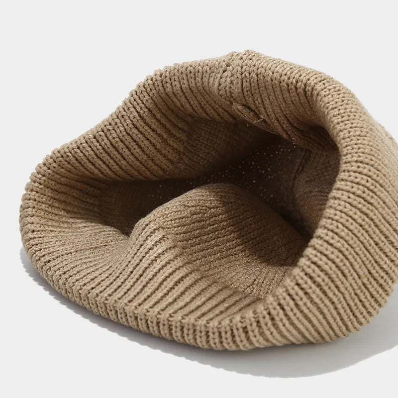 Baggy Melon Beanie – Oversized Slouchy Streetwear Knit Hat for Men & Women