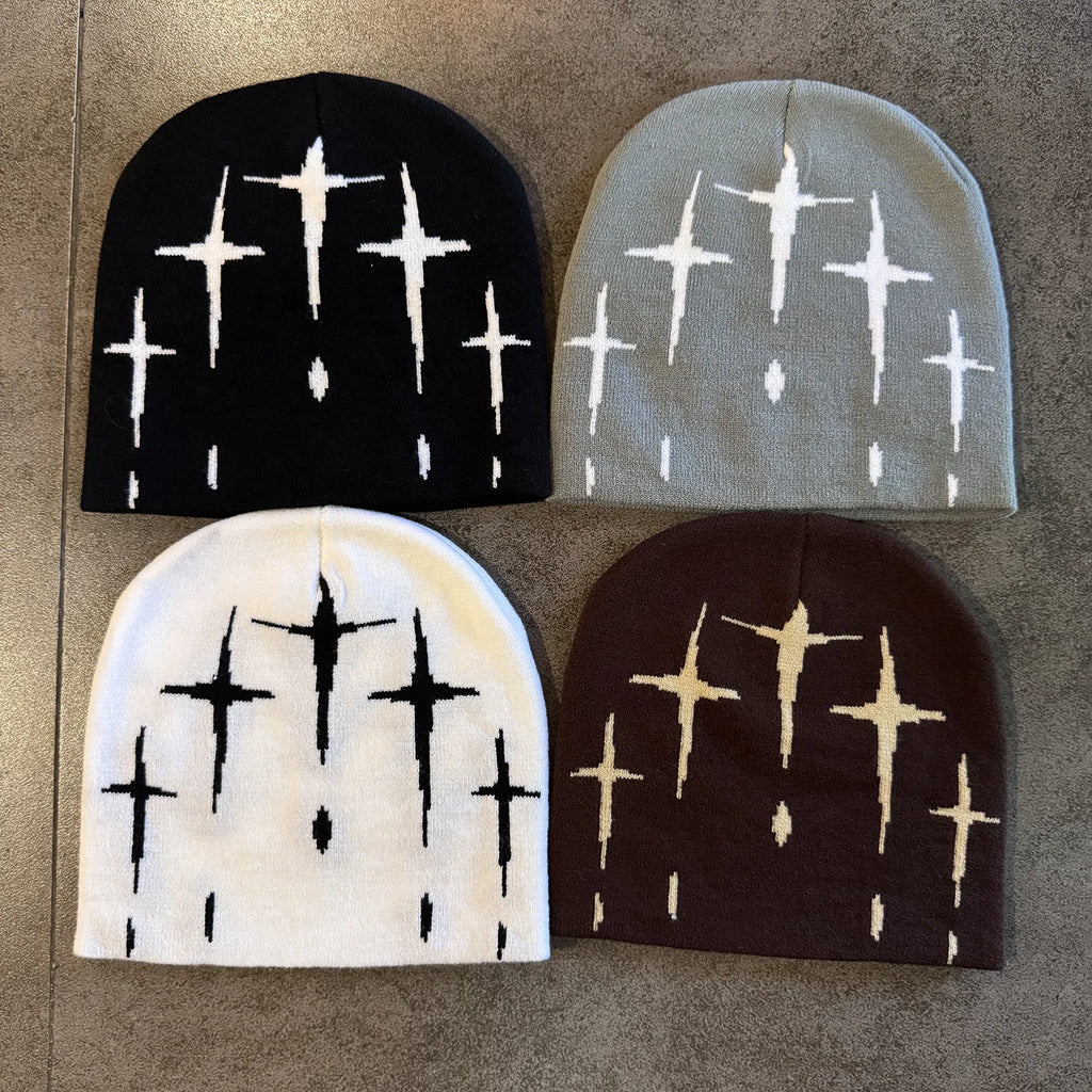 Y2K Letter Knit Beanie