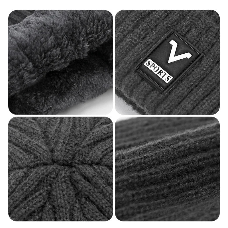 Slouchy Knit Skull Cap – Casual Acrylic Beanie for Men & Women