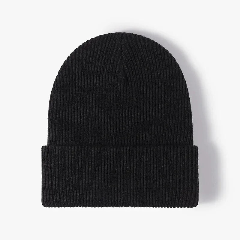 Solid Stretch Crochet Beanie