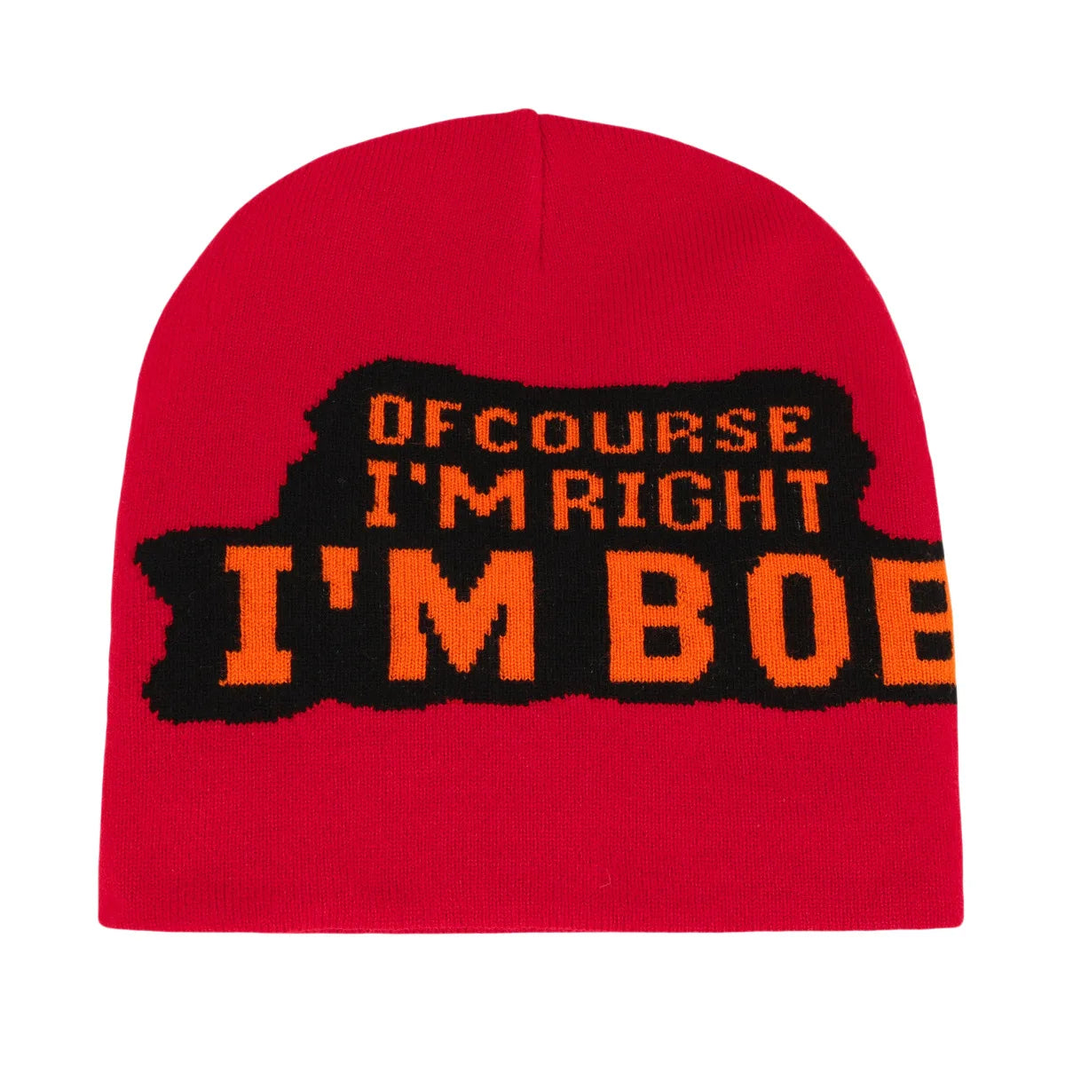 Y2K Letter Knit Beanie