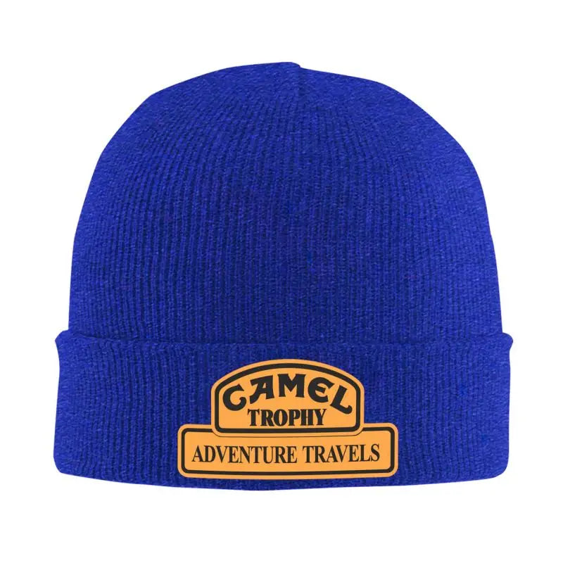Camel Trophy Racing Beanie – 100% Acrylic Soft Knit Hat for Men & Women
