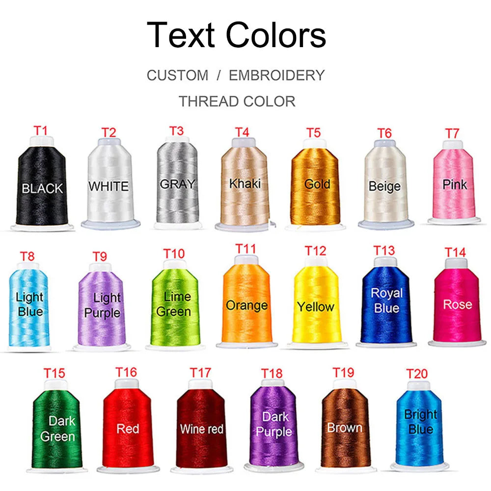 Custom Embroidery Name Beanie – Personalised Acrylic Letter Knit Hat for Men & Women