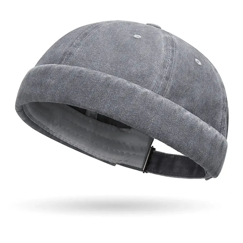 Hip Hop Street Beanie – Cotton Brimless Skullcap for Men & Women