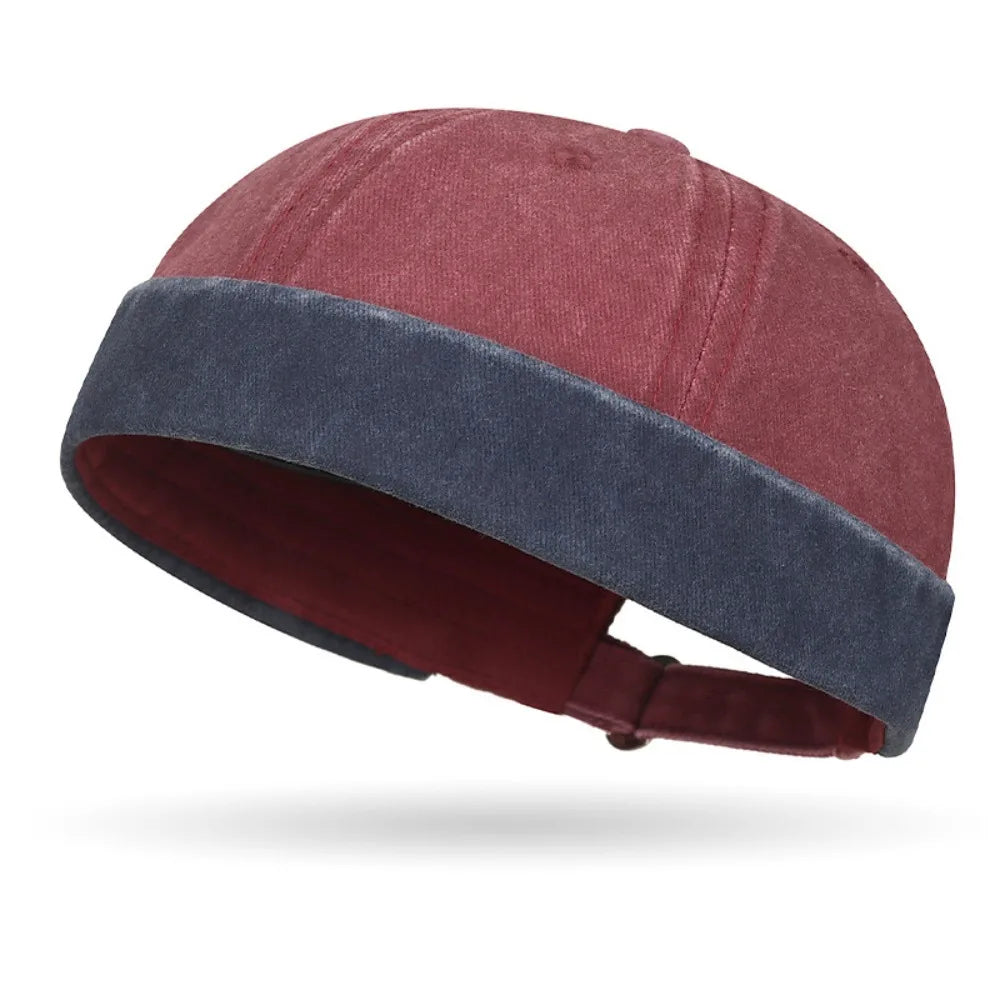 Hip Hop Street Beanie – Cotton Brimless Skullcap for Men & Women