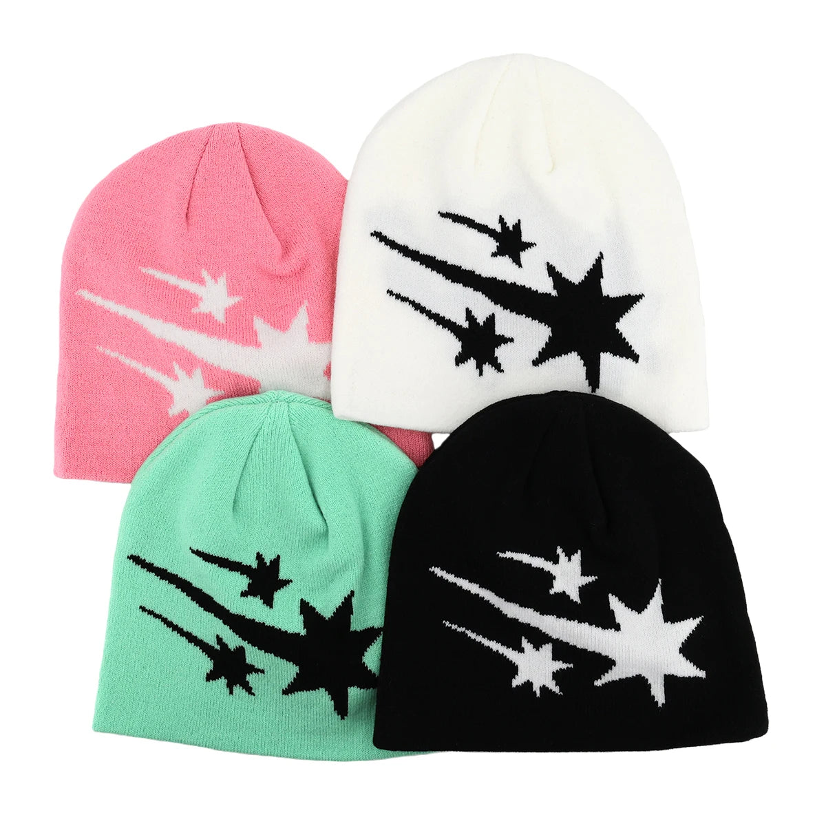 Y2K Butter Knit Ski Beanie – Soft Acrylic Winter Hat for Women & Men