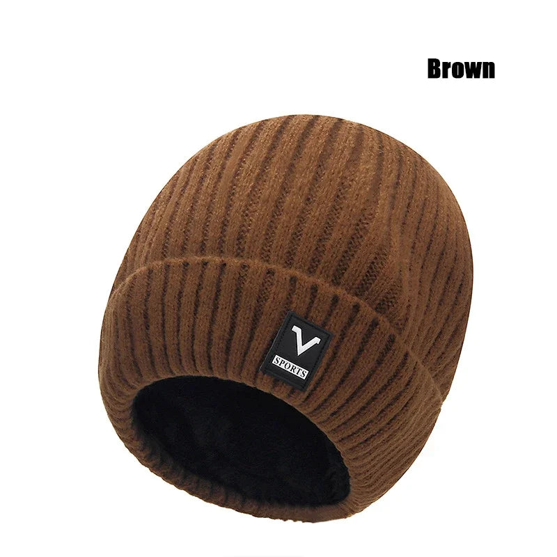 Slouchy Knit Skull Cap – Casual Acrylic Beanie for Men & Women