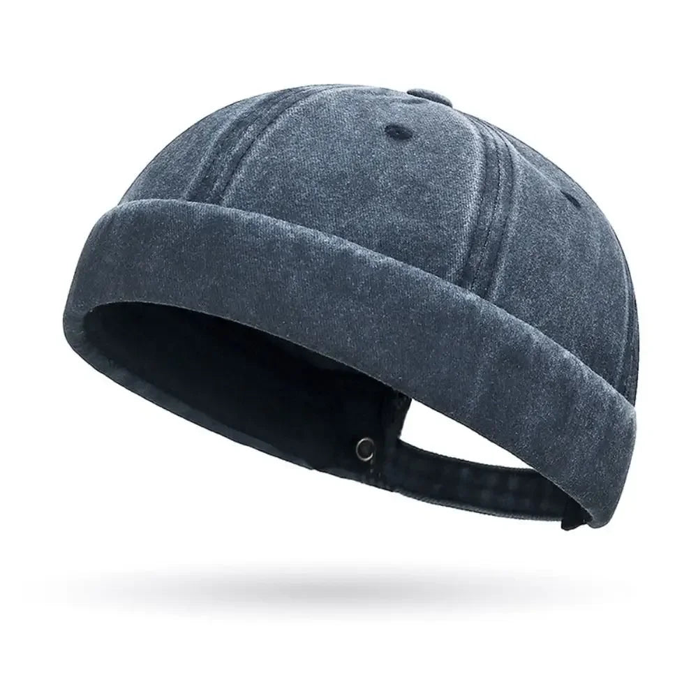 Hip Hop Street Beanie – Cotton Brimless Skullcap for Men & Women