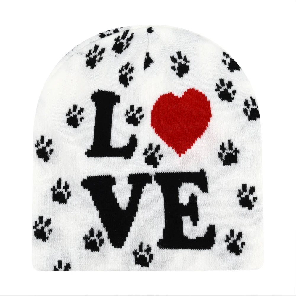 Y2K Letter Knit Beanie