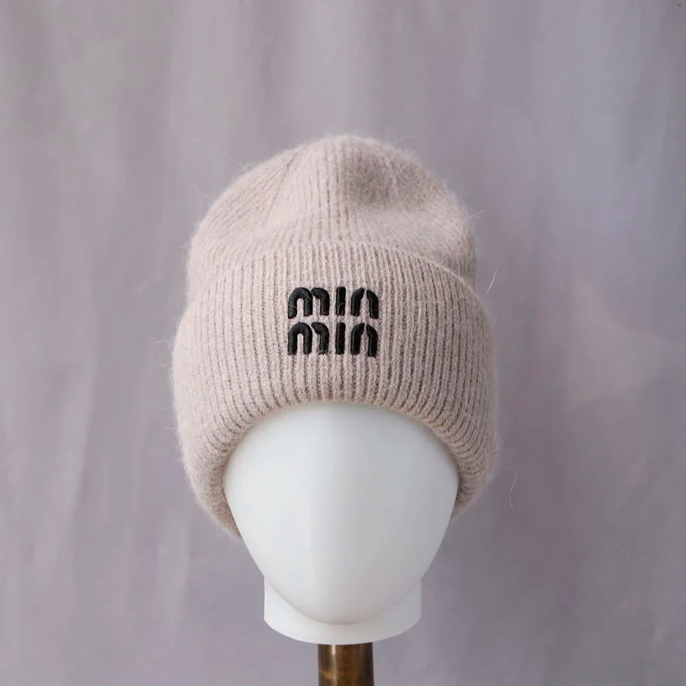 Real Rabbit Fur Beanie – Genuine Fur Luxury Winter Hat for Men & Women