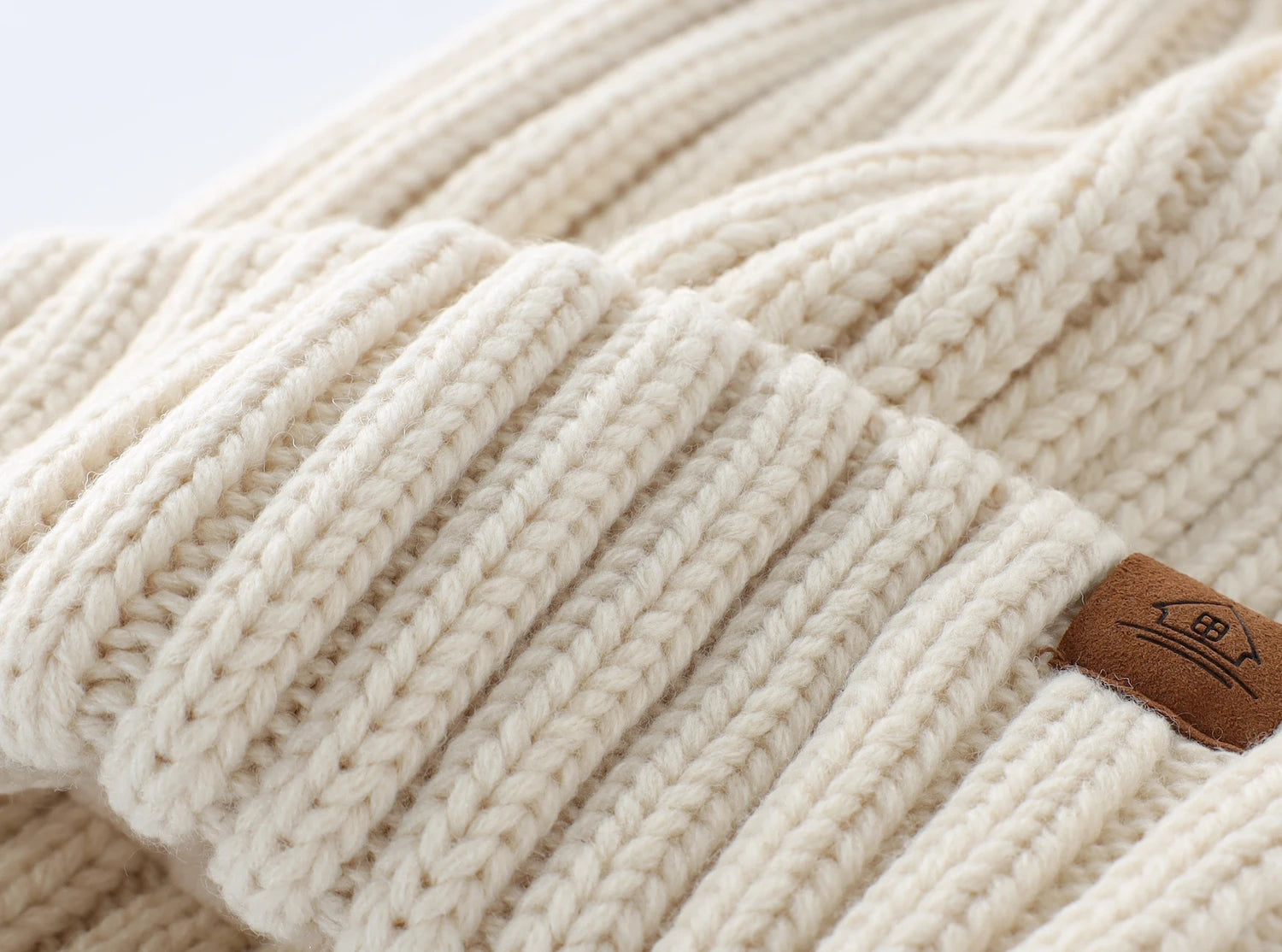 Velvet-Lined Stocking Beanie – Thick Wool Acrylic Knit Winter Hat for Men & Women