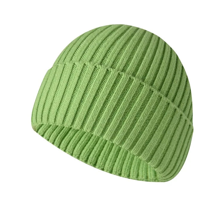 Yarn Knitted Warm Beanie – Multifunction Viscose Blend Hat for Men & Women