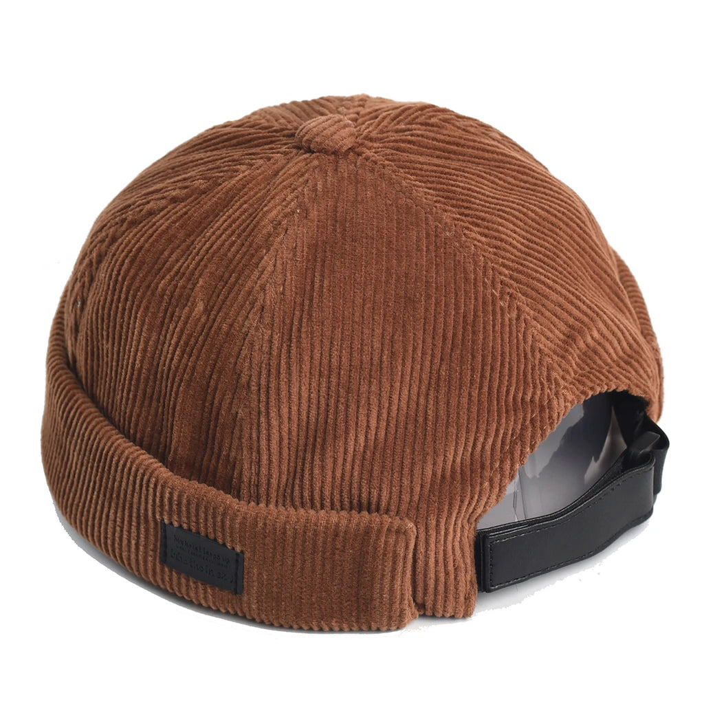 Retro Docker Beanie – Vintage Workwear Knit Hat for Men & Women