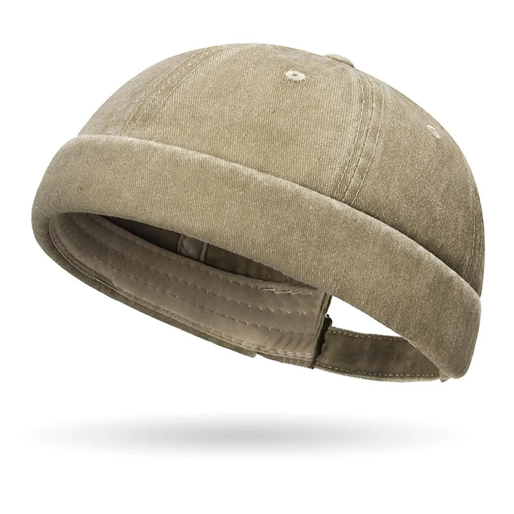 Hip Hop Street Beanie – Cotton Brimless Skullcap for Men & Women