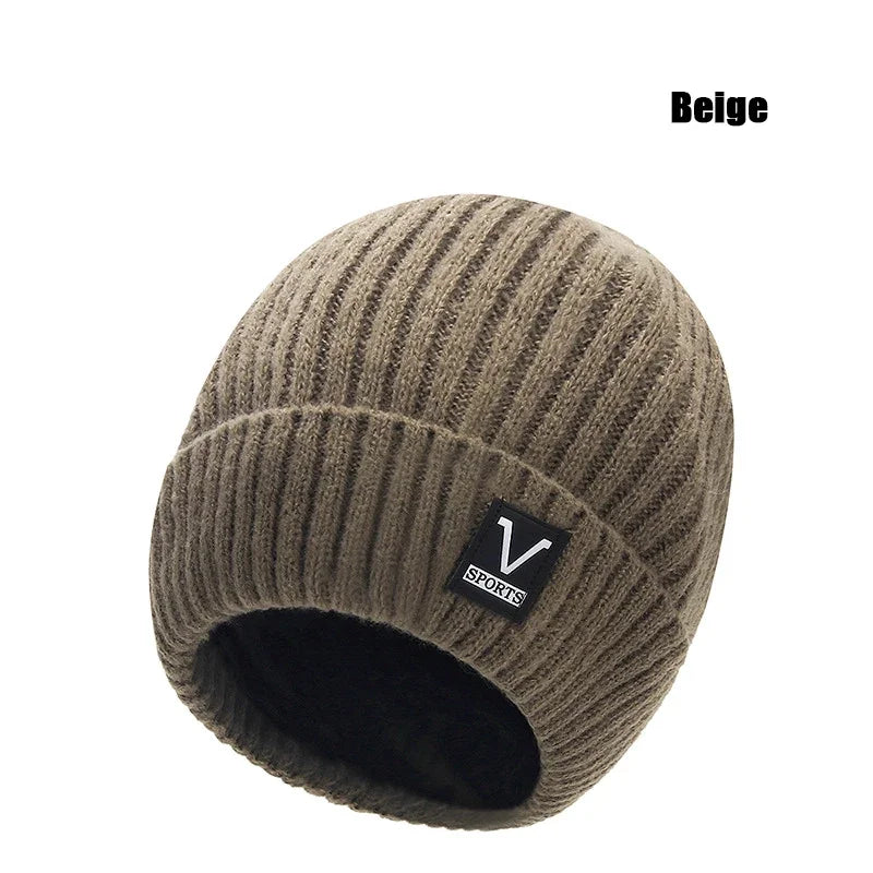 Slouchy Knit Skull Cap – Casual Acrylic Beanie for Men & Women