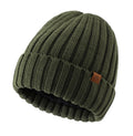 Velvet-Lined Stocking Beanie – Thick Wool Acrylic Knit Winter Hat for Men & Women